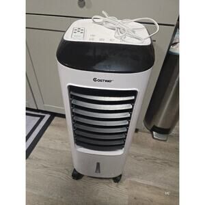 COSTWAY Evaporative Air Cooler & Humidifier Portable Fan with Filter Remote